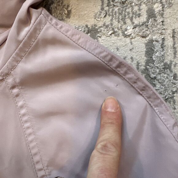 Madewell Women's‎ Raincheck Self Packable Raincoat Size Small Light Purple Pink - Picture 8 of 13
